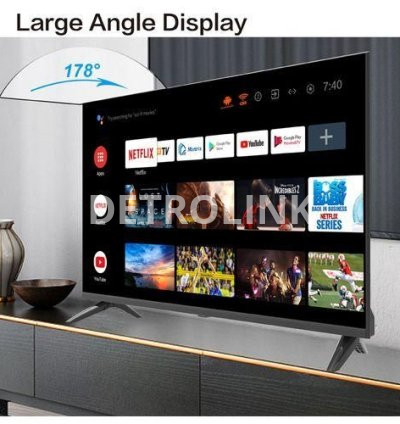 Hikers 32'' Frameless Android Smart HD LED TV - Black + 1 Year Warranty