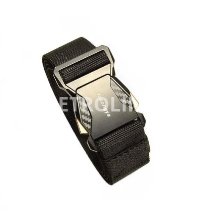 Fosongya Men's Multifunctional Stretch Belt Black Length 130cm