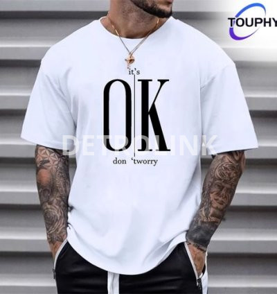 TOUPHY Classic 100% Cotton Men's Short Sleeve T-Shirts – Soft, Comfortable