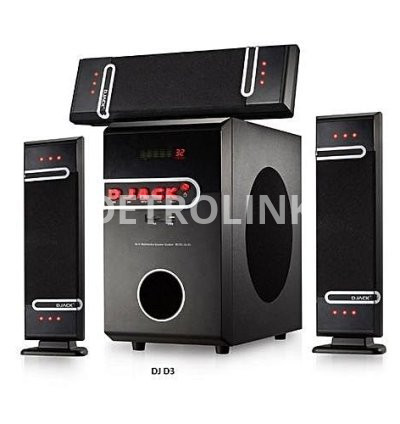 Djack Super Powerful Bluetooth Home Theatre System (D3L) - Black