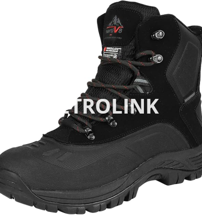 NORTIV 8 Men's Insulated Waterproof Construction Hiking Winter Snow Boots